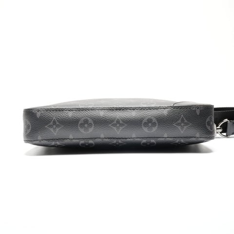LOUIS VUITTON 2020 Monogram Trio Messenger Bag Shoulder Bag black WS26822