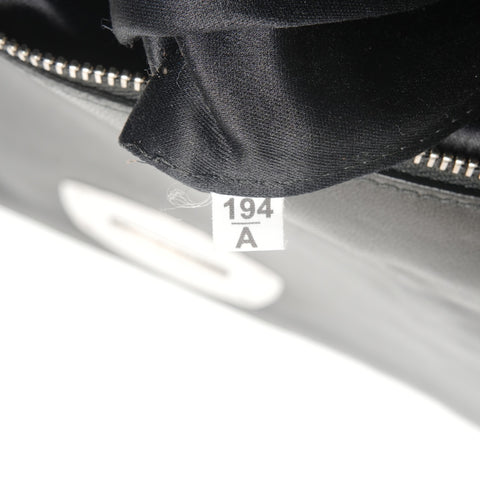 Miu Miu Matelasse Crystal SilverMetal Shoulder Bag black WS26824