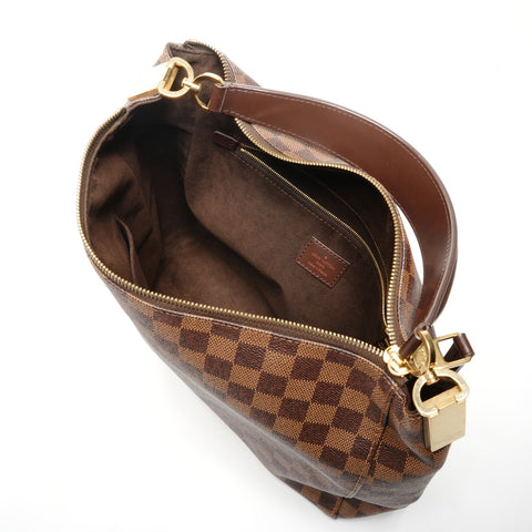 LOUIS VUITTON 2012 Damier Portobello PM Shoulder Bag Brown WS26825