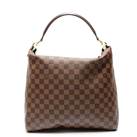 LOUIS VUITTON 2012 Damier Portobello PM Shoulder Bag Brown WS26825