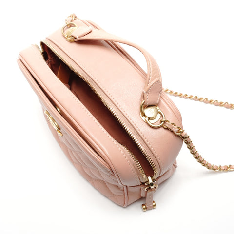 CHANEL No. 26 2018-2019 Mini Vanity Bag in Calfskin Shoulder Bag pink WS26828