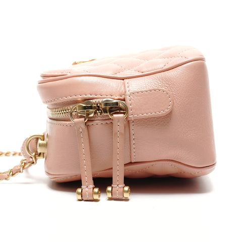CHANEL No. 26 2018-2019 Mini Vanity Bag in Calfskin Shoulder Bag pink WS26828