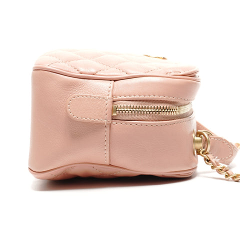 CHANEL No. 26 2018-2019 Mini Vanity Bag in Calfskin Shoulder Bag pink WS26828
