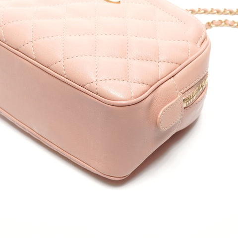 CHANEL No. 26 2018-2019 Mini Vanity Bag in Calfskin Shoulder Bag pink WS26828