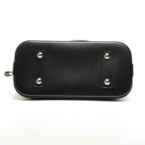 LOUIS VUITTON 2013 Epi Alma BB Metal Silver Handbag black WS26834