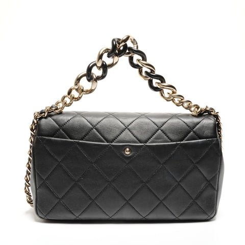 CHANEL No. 29 Matelasse 2way Chain Shoulder Bag black WS26835