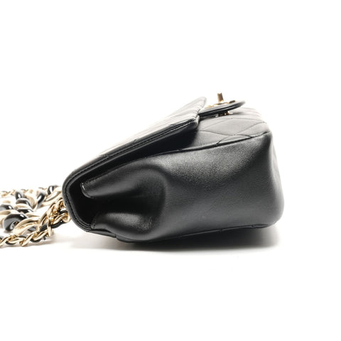 CHANEL No. 29 Matelasse 2way Chain Shoulder Bag black WS26835