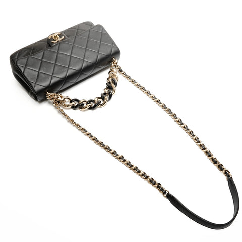 CHANEL No. 29 Matelasse 2way Chain Shoulder Bag black WS26835