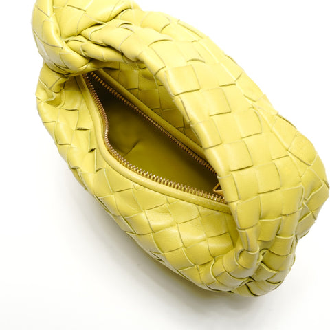 BOTTEGAVENETA INTRECCIATO JODIE MINI IN LAMBSKIN NAPPA Handbag yellow WS26836