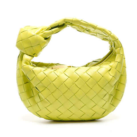 BOTTEGAVENETA INTRECCIATO JODIE MINI IN LAMBSKIN NAPPA Handbag yellow WS26836