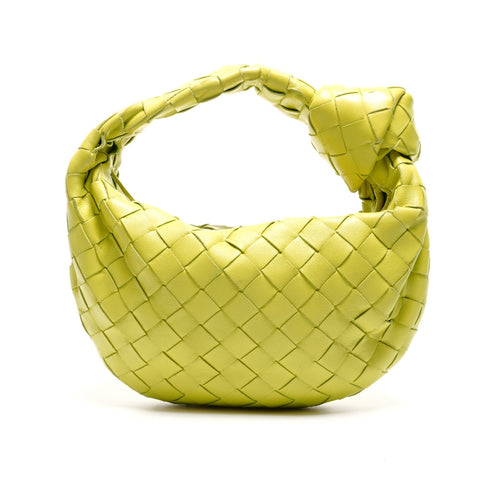 BOTTEGAVENETA INTRECCIATO JODIE MINI IN LAMBSKIN NAPPA Handbag yellow WS26836