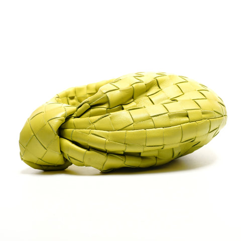 BOTTEGAVENETA INTRECCIATO JODIE MINI IN LAMBSKIN NAPPA Handbag yellow WS26836