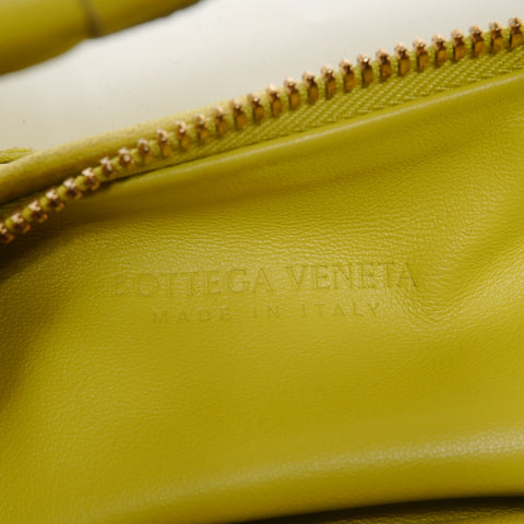 BOTTEGAVENETA INTRECCIATO JODIE MINI IN LAMBSKIN NAPPA Handbag yellow WS26836