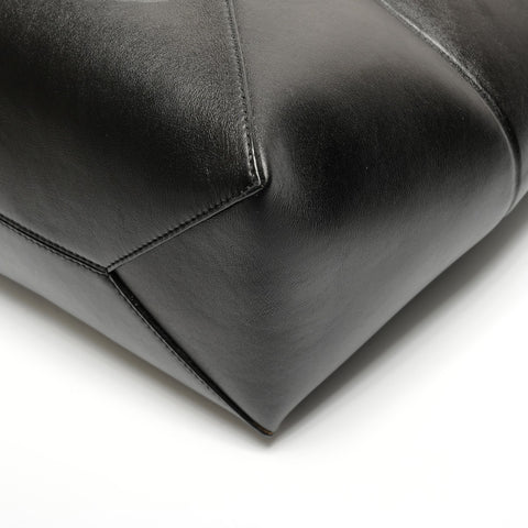 LOEWE Leather Puzzle Fold Tote Bag black WS26837