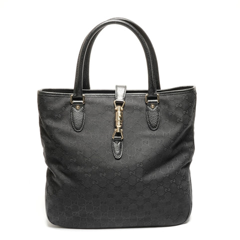 GUCCI GG Canvas Jackie Tote Bag black WS26839