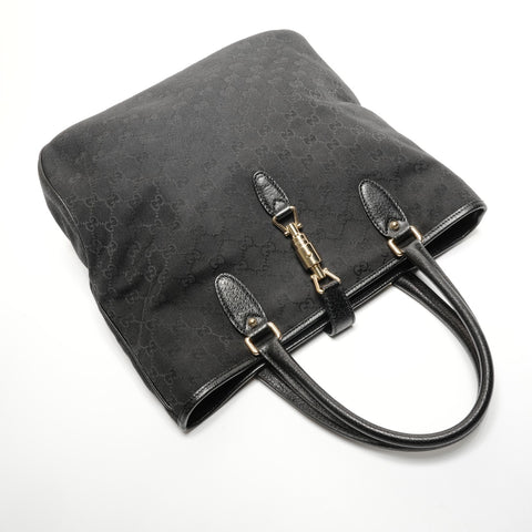 GUCCI GG Canvas Jackie Tote Bag black WS26839
