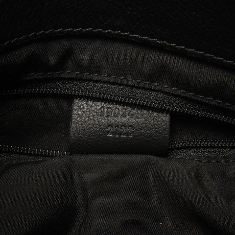 GUCCI Leather Abby Handbag black WS26840