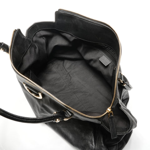 GUCCI Leather Abby Handbag black WS26840
