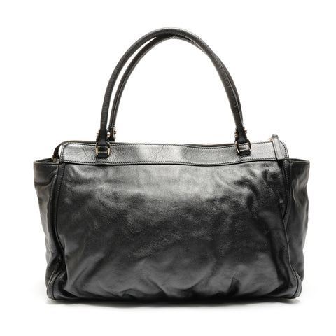 GUCCI Leather Abby Handbag black WS26840