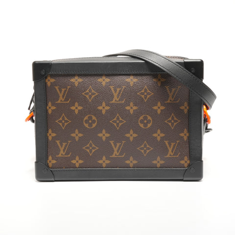 LOUIS VUITTON 2021-2025 Solar Powered Ray Soft Trunk Monogram Shoulder Bag Brown WS26845