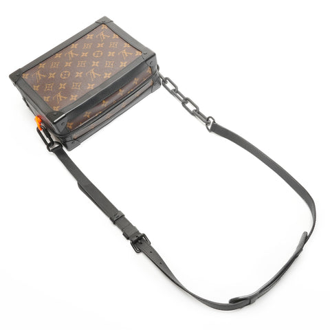 LOUIS VUITTON 2021-2025 Solar Powered Ray Soft Trunk Monogram Shoulder Bag Brown WS26845