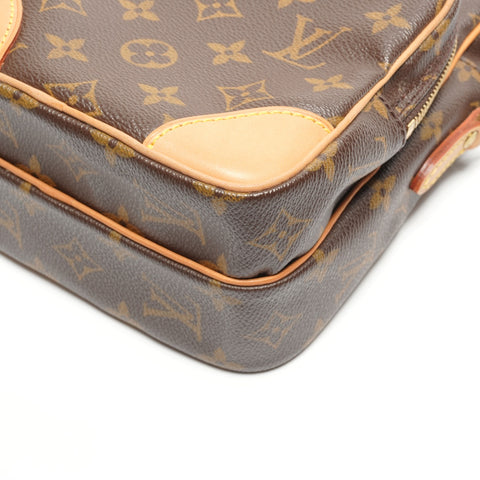 LOUIS VUITTON 2003 Monogram Amazon Shoulder Bag Brown WS26849