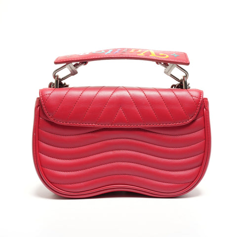 LOUIS VUITTON 2018 New Wave Chain Bag Shoulder Bag Red WS26851