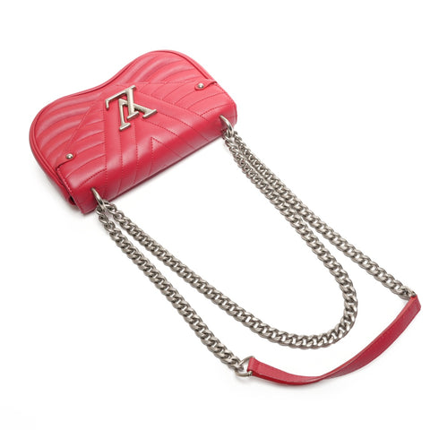 LOUIS VUITTON 2018 New Wave Chain Bag Shoulder Bag Red WS26851