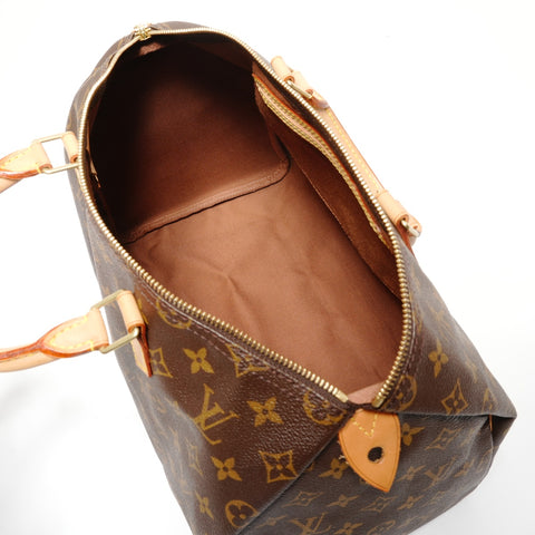 LOUIS VUITTON Monogram Speedy 35 (2001) Boston bag Brown WS26852