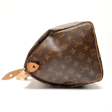LOUIS VUITTON Monogram Speedy 35 (2001) Boston bag Brown WS26852
