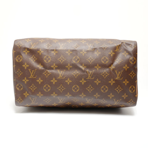 LOUIS VUITTON Monogram Speedy 35 (2001) Boston bag Brown WS26852