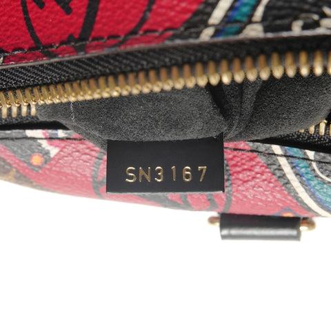 LOUIS VUITTON Kansai Yamamoto Monogram Epi Speedy 30 Kabuki Seven Lucky Gods Daruma Japan Limited Edition M43505 2017 Boston bag black WS26853