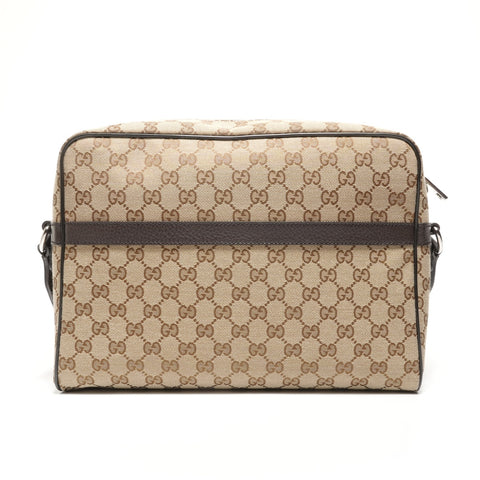 GUCCI GG canvas Shoulder Bag Brown WS26854