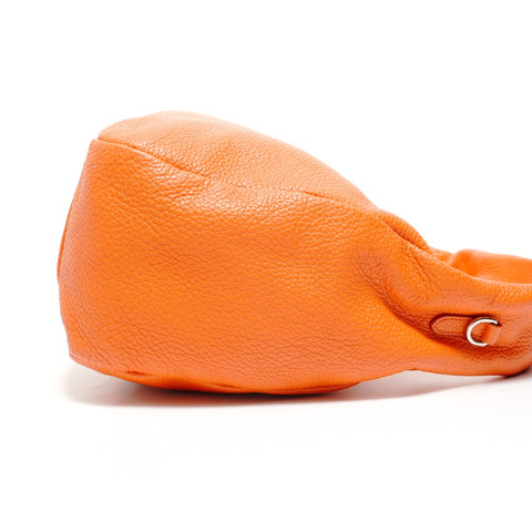 PRADA Hobo one belt leather Shoulder Bag Orange WS26856