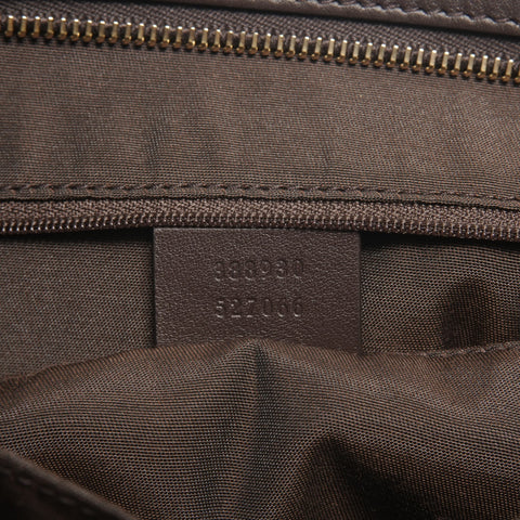 GUCCI GG canvas Shoulder Bag Brown WS26860