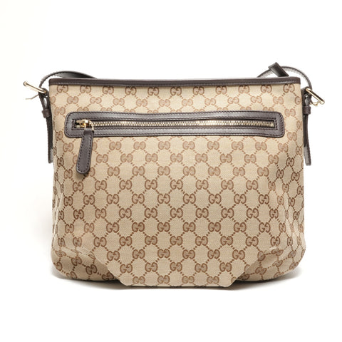 GUCCI GG canvas Shoulder Bag Brown WS26860