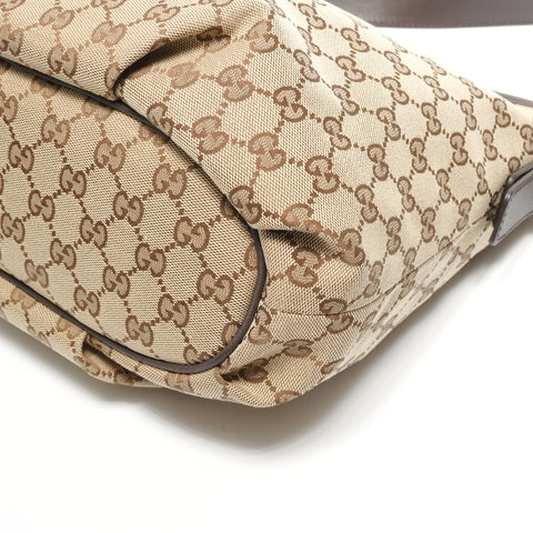 GUCCI GG canvas Shoulder Bag Brown WS26860