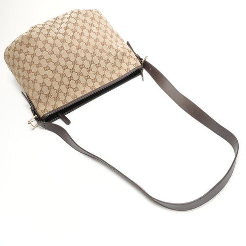 GUCCI GG canvas Shoulder Bag Brown WS26860