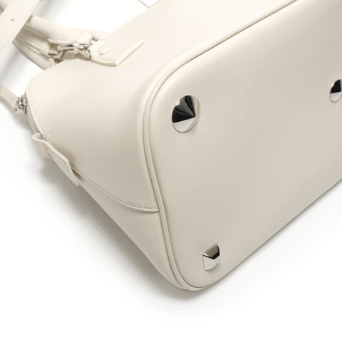 MAison Margiela Leather 5AC Medium Shoulder Bag white WS26863