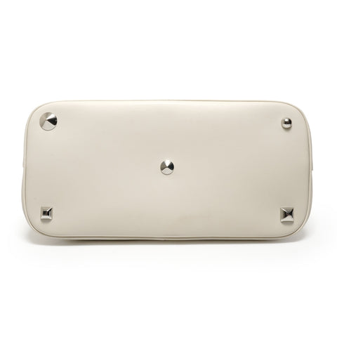 MAison Margiela Leather 5AC Medium Shoulder Bag white WS26863