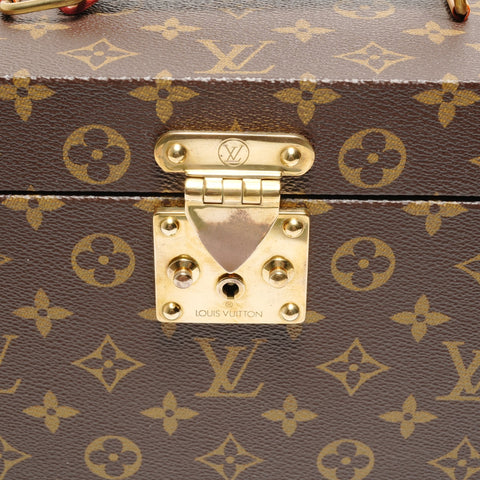 LOUIS VUITTON Fragrance Trunk M20031 Brown Trunk Boite Flaconnier Vanity Handbag Brown WS26865