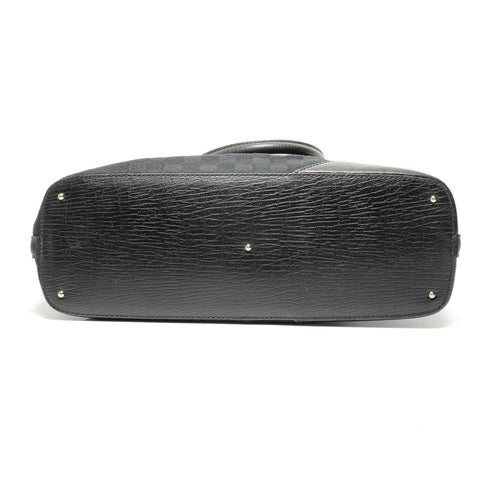 GUCCI Horsebit GG canvas Tote Bag black WS26866