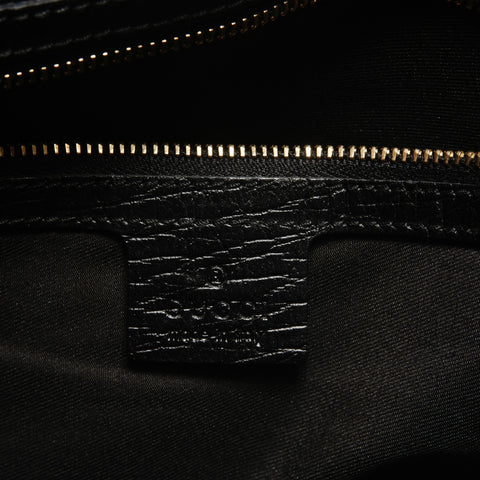 GUCCI Horsebit GG canvas Tote Bag black WS26866