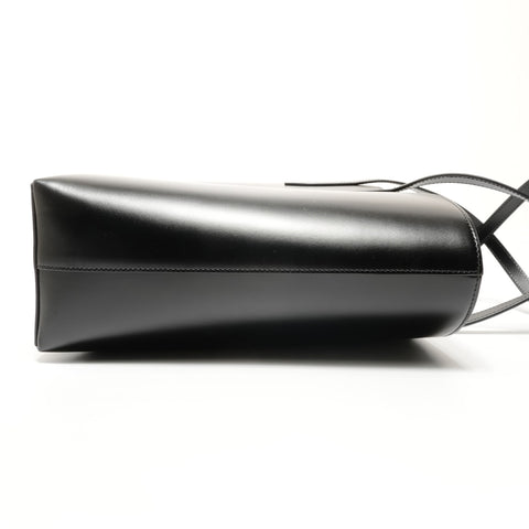 BURBERRY Leather Medium 8084984 Tote Bag black WS26872