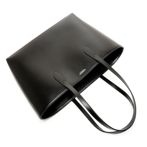 BURBERRY Leather Medium 8084984 Tote Bag black WS26872