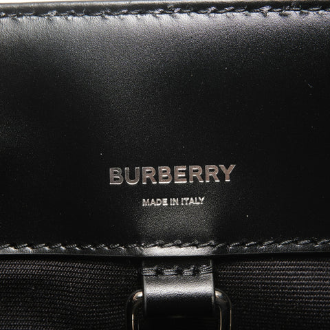BURBERRY Leather Medium 8084984 Tote Bag black WS26872