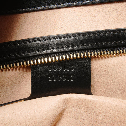 GUCCI Jackie 1961 Leather 2way Tote Bag black WS26873