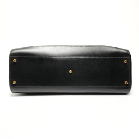 GUCCI Jackie 1961 Leather 2way Tote Bag black WS26873