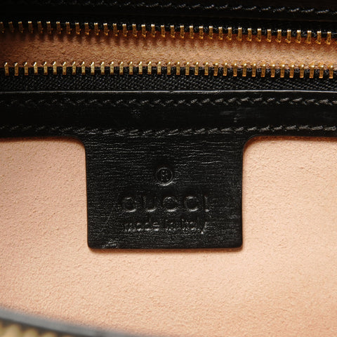 GUCCI Jackie 1961 Leather 2way Tote Bag black WS26873