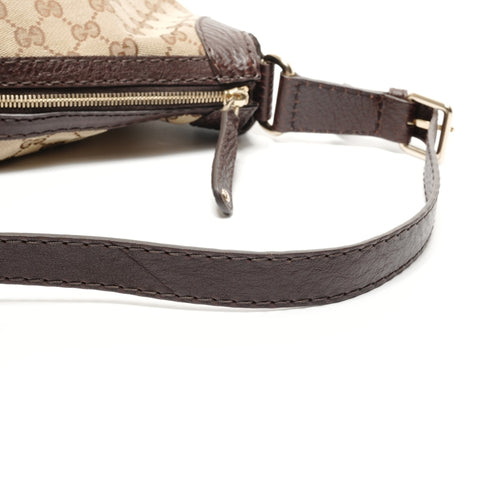 GUCCI GG canvas one belt Shoulder Bag Brown WS26874